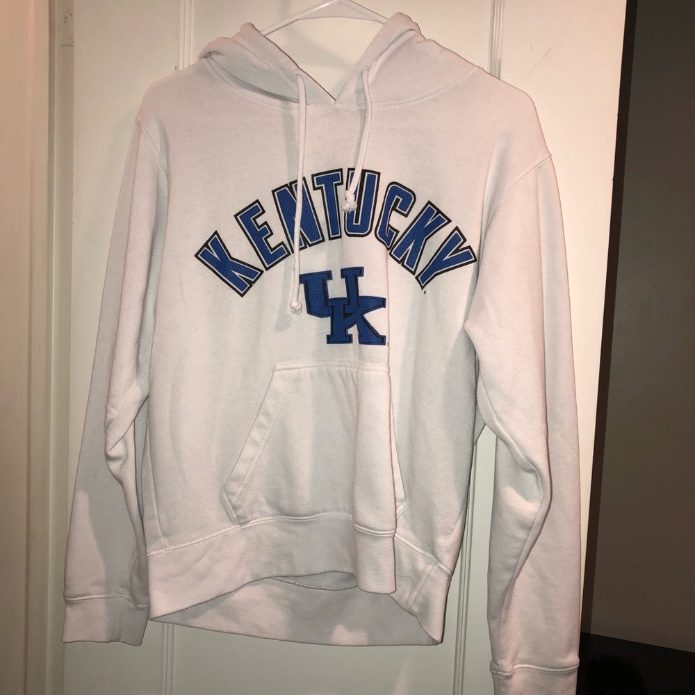 University of Kentucky white hoodie